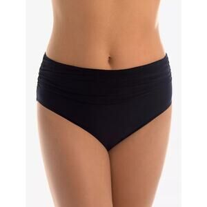MAGICSUIT Shirred Bikini Bottoms Black SZ14